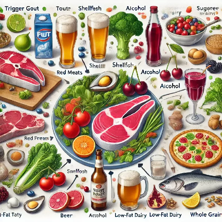 Foods That Affect Gout