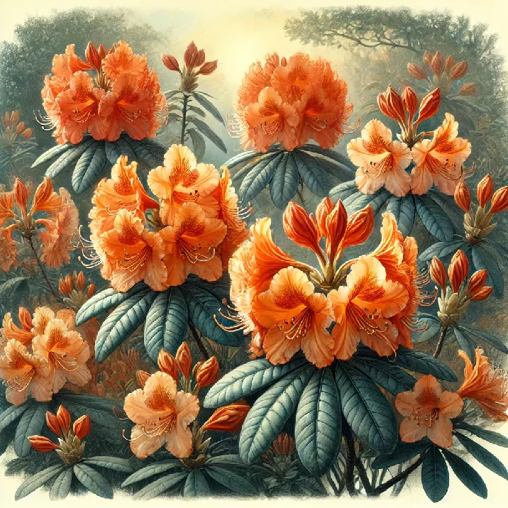 Orange Rhododendron Varieties